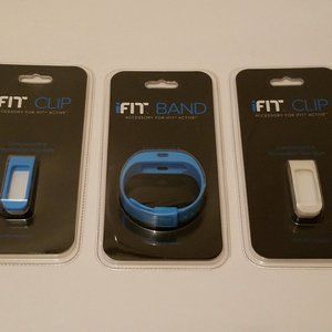 BLUE iFit Clip & Band Combo Set Accessory For iFit Active w/ BONUS